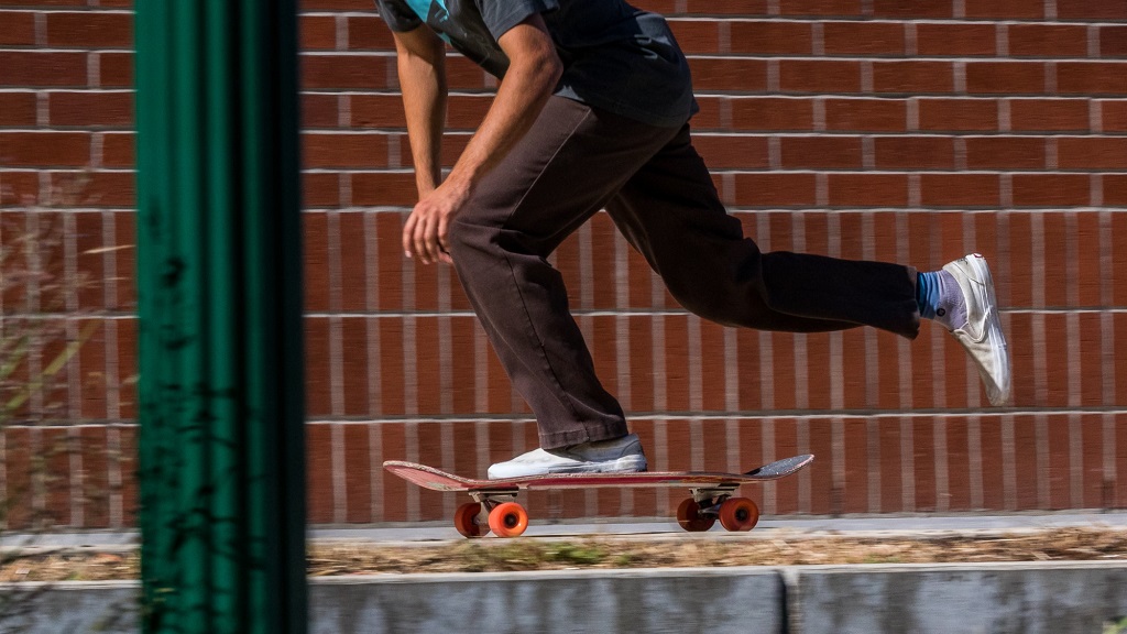 Skateboarding exciting sport