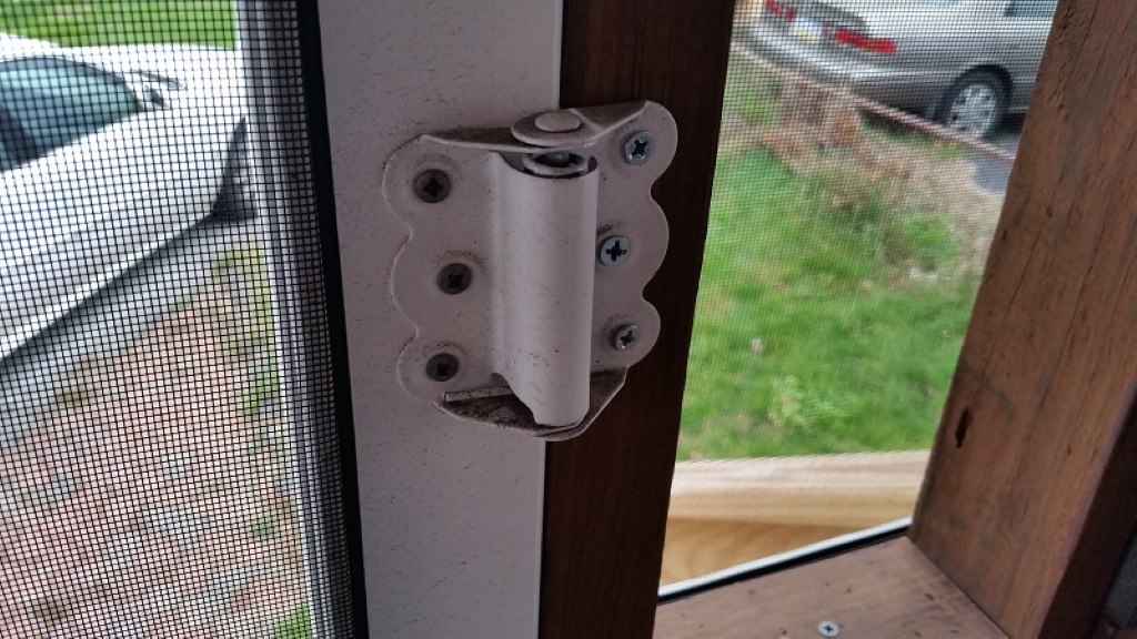 How to fix a storm door that sticks