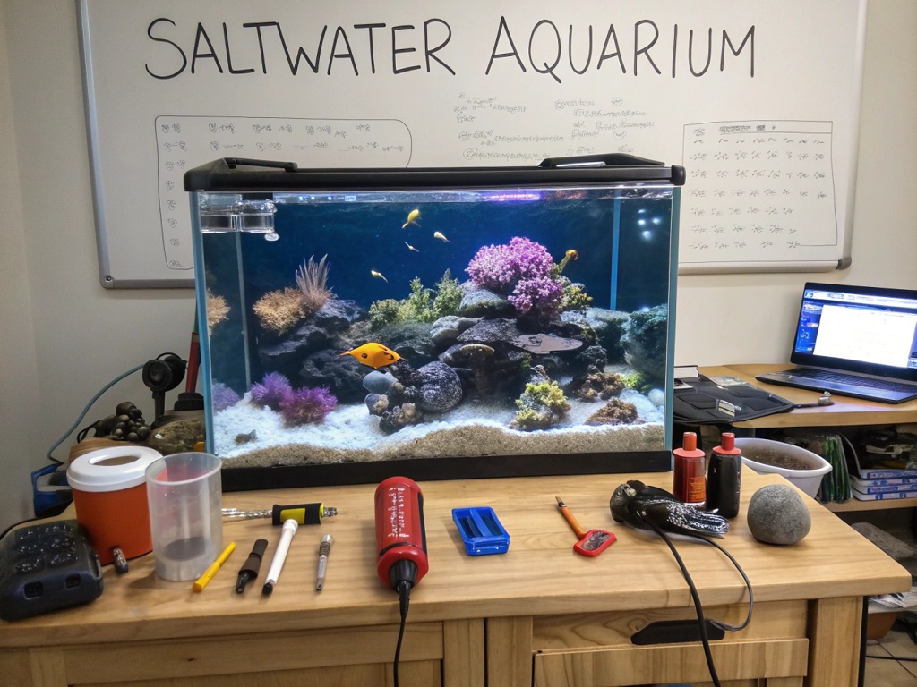 How to make your own saltwater for an aquarium