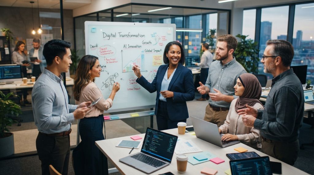 Inclusive leadership driving digital business innovation